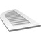 Ekena Millwork Quarter Round Top Left Surface Mount PVC Gable Vent w/ 3-1/2"W x 1"P Standard Frame, 18"W x 36"H GVPQL18X3601SN - alternate 3